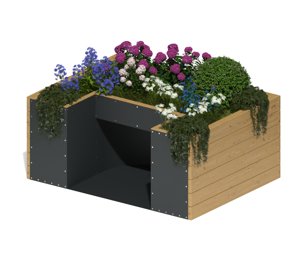 Приподнятый сад для людей с ограниченными физическими возможностями