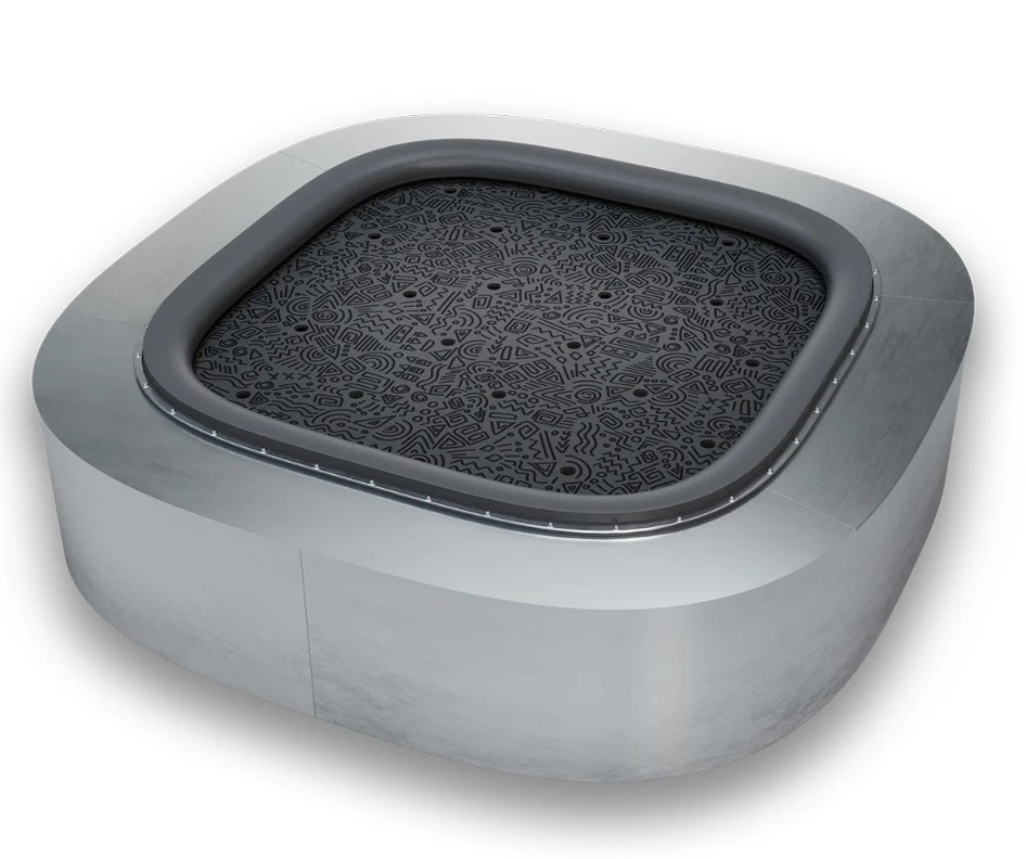 Батут квадратный 1000 (без покрытия на раме)